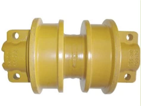 mini excavator carrier roller|single flange vs double roller.